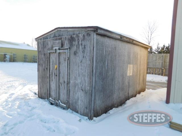Wood shed, 10'x16', 